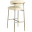 Tabouret de bar rembourré en cuir Lupita-840074834-840074842