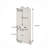 Heliane Kitchen Pantry with Adjustable Shelves-740800620