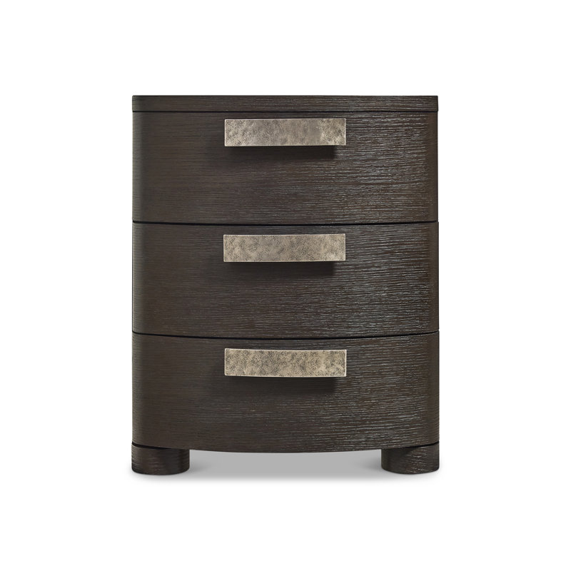 Bernhardt Geneve 3 Drawer Nightstand, 24"