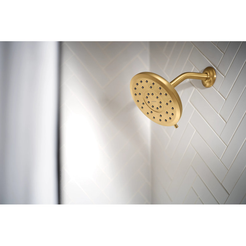 Pomme de douche Verso, Or brossé