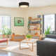 Murphie Single Light Polyester LED Flush Mount