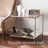 Gosport Glass Top End Table-927865055