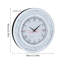 Round Mirrored Wall Clock Crushed Diamond Inlay Mirror Wall Clock Decorative-1712495095-1720346530