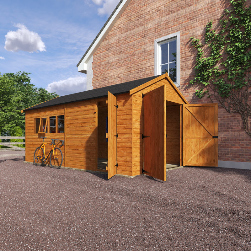 Tiger 10 Ft. W x 18 Ft. D Shiplap Apex Shed