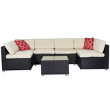 Florel 25'' Wicker Outdoor Patio Sofa