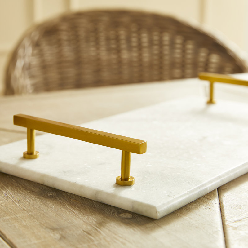 Jana Rectangle Marble Tray