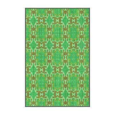 Tapis 100% lavable à la machine Pat729GRN
