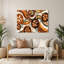 Hawaiian Calabash Bowls, art mural en métal brun-1206505980