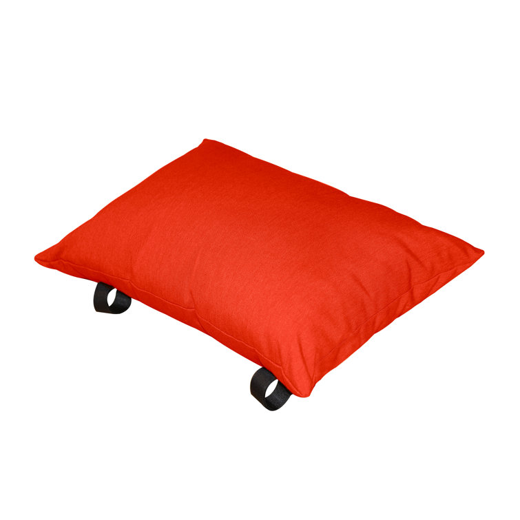 Vivere Magnus Outdoor Rectangular Polyester Pillow with Hook & Loop Fastener Straps