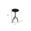 Table de bout ronde 23 po