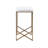 Backless Upholstered Counter Stool 26"H