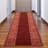 Custom Size Runner Rug 26 Inches Wide X Choose Your Length Southwestern Bordered Design Orange Color-1588525915