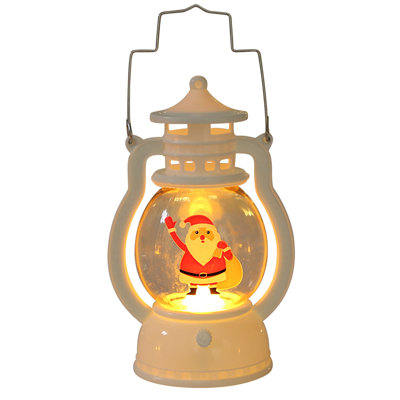 Christmas Decoration Lantern Portable Led Small Oil Lamp Luminous Lantern Dress Up Gift Scene Layout