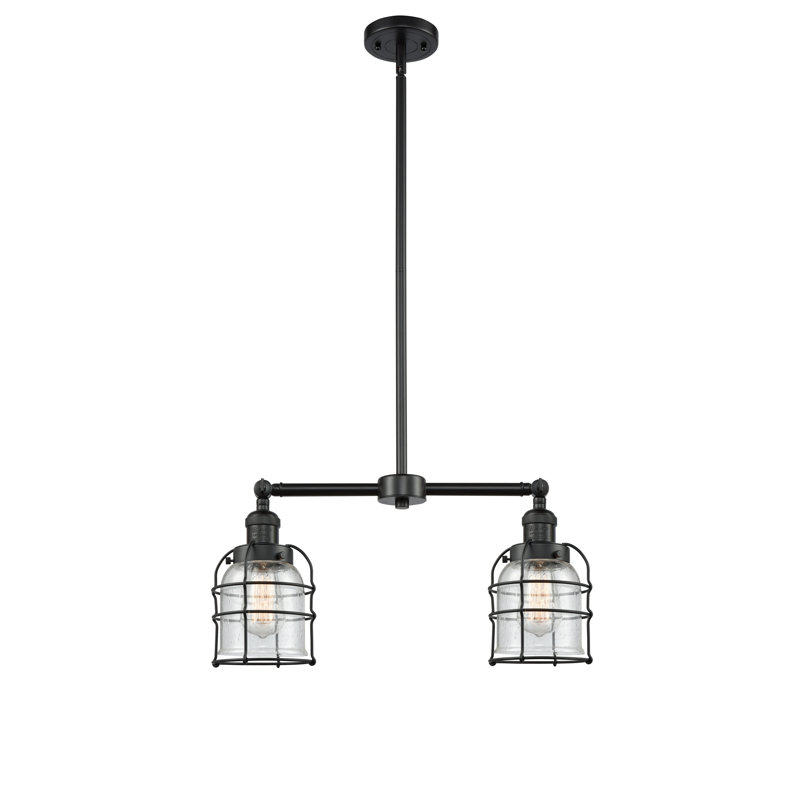 Moody 2 - Light Kitchen Island Pendant, No Bulb Included, Seedy, Matte Black