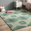 Tapis en laine touffeté à motif abstrait Hemmer-850662935