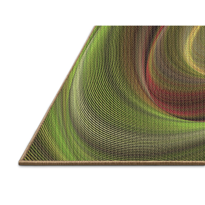 Abstract Indoor Rug, Rectangle 8' x 12'