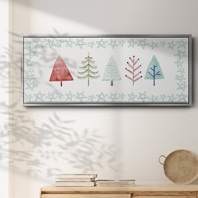 Christmas Tree Whimsy Collection C-, toile encadrée