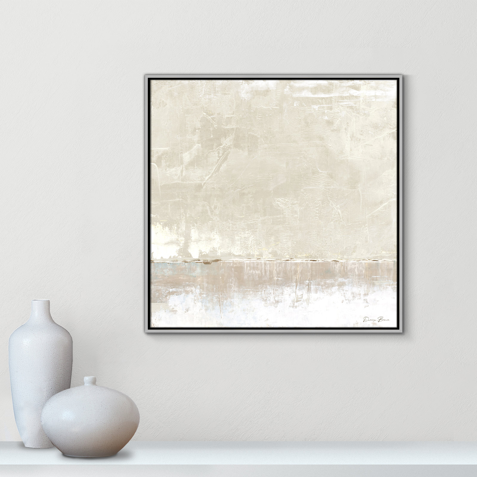 Delevan "Better Days" Print, 31.5" H x 31.5" W, Silver