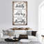 Inspiration et typographie, «Love Walk», impression sur toile, 3 pièces-92860748