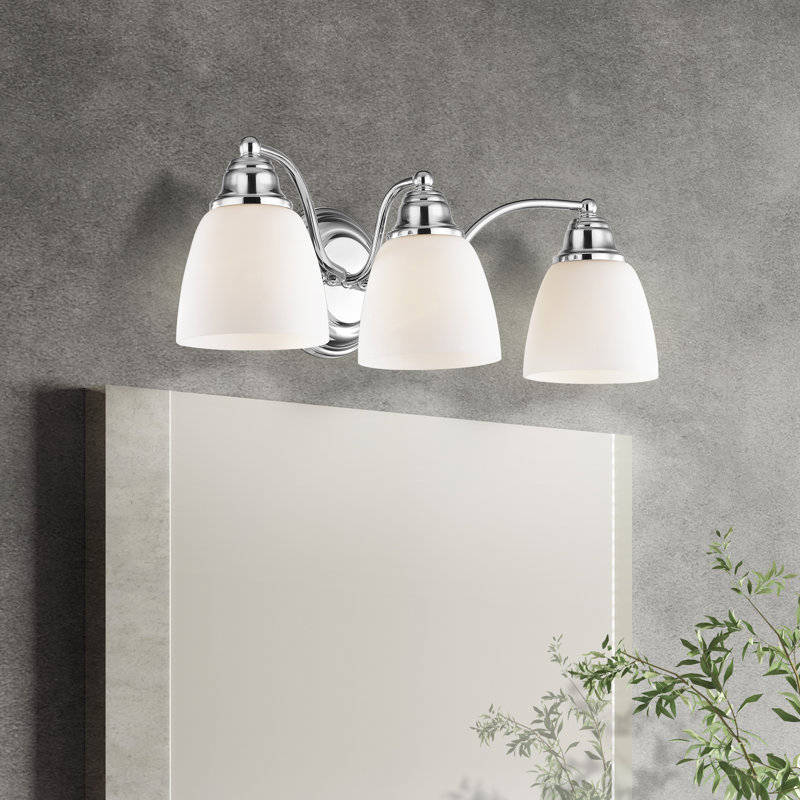 Mayday 3 - Light Dimmable Vanity Light, Polished Chrome