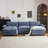 Latitude Run® 3-Seat Sectionals With 2 Ottoman-403881632