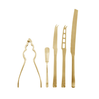 5 Piece Stainless Steel Hostess Set