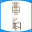 Tabouret de bar à hauteur de comptoir, tabourets de comptoir rembourrés (ensemble de 2)-129503304