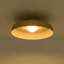 1-Light Dome LED Semi Flush Mount 