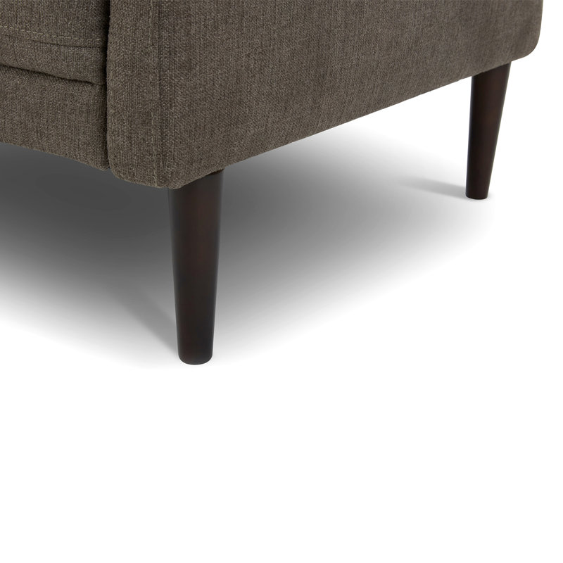 Kinslee 73'' Upholstered Sofa, Charcoal