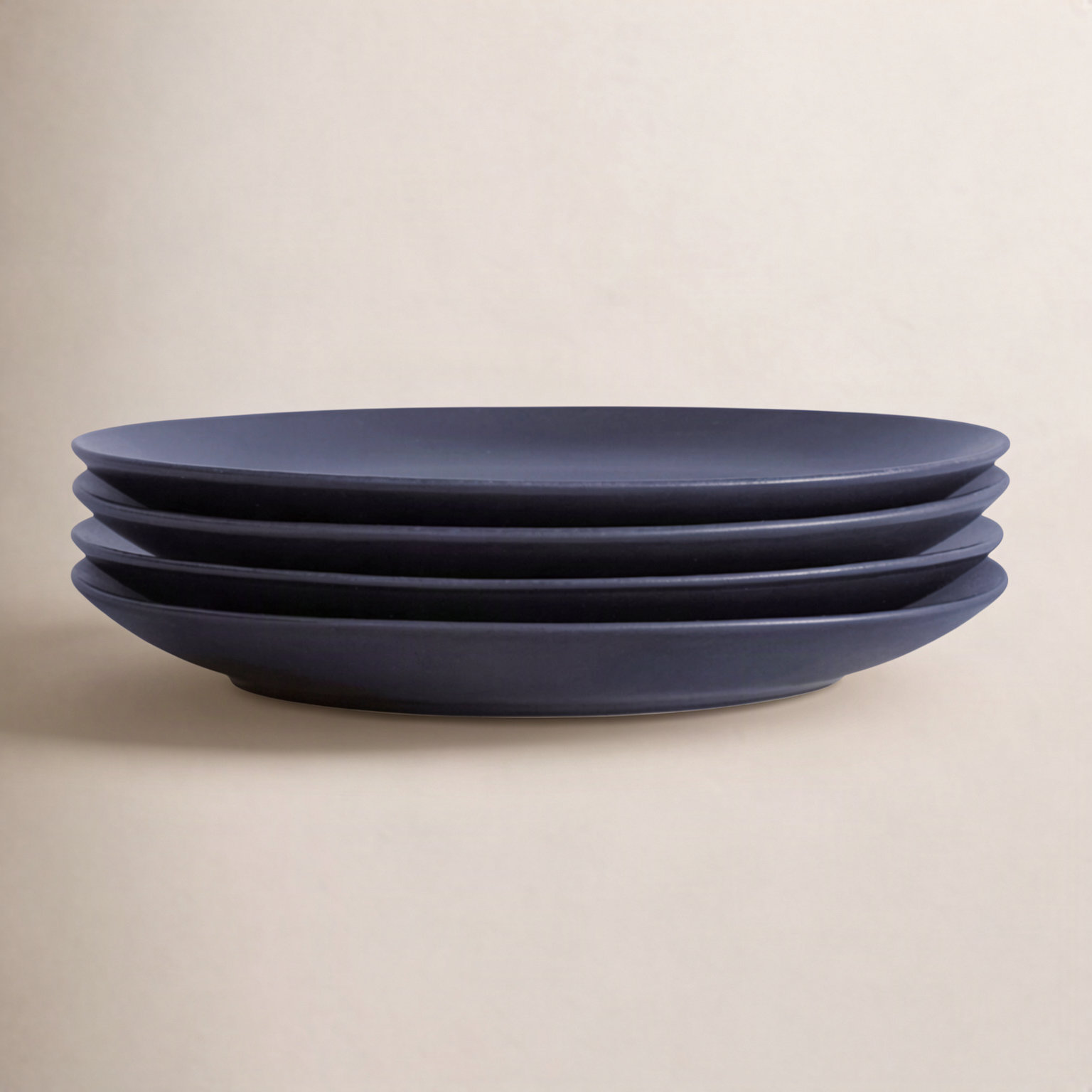 8" Ceramic Appetizer Plate, Midnight