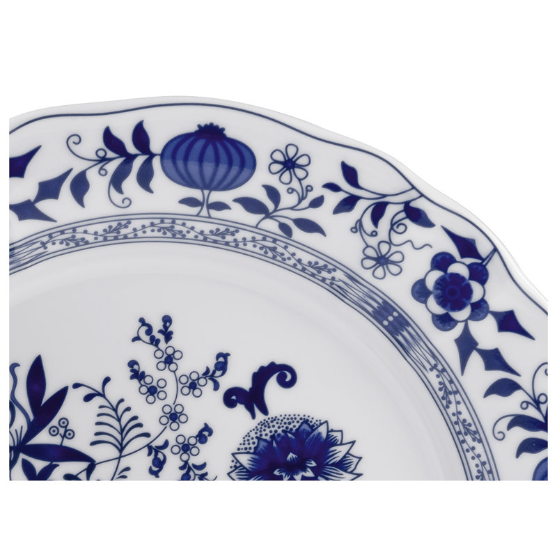 Flora Onion Pattern , 12 Piece Dinnerware Set for 6