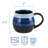 Reactive Brush Coffee Mug