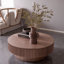 Table basse ronde ronde avec rangement Table d'appoint moderne en placage de bois massif pour table de salon, chambre à coucher, appartement ou bureau-1281664688-1281664695
