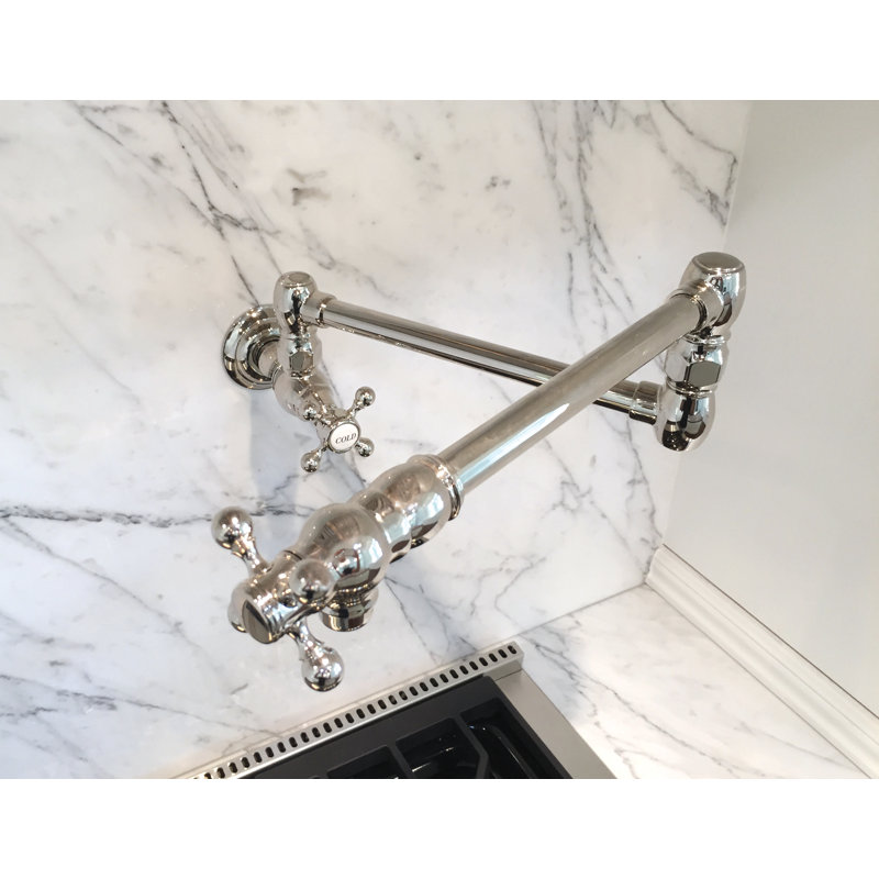 Chesterfield Pot Filler, Polished Chrome