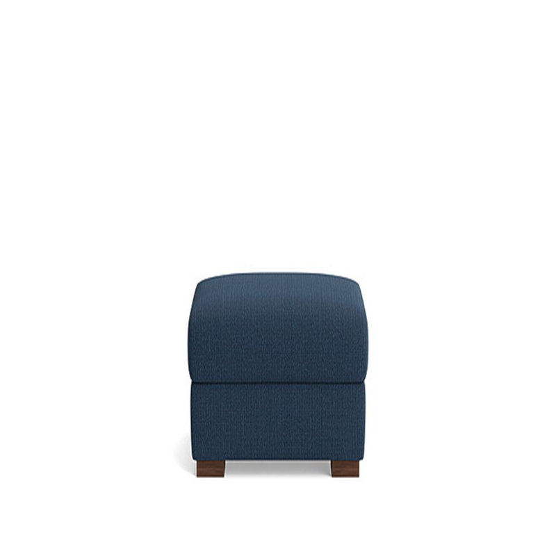 Catalina Ottoman, Performance Weave - Navy