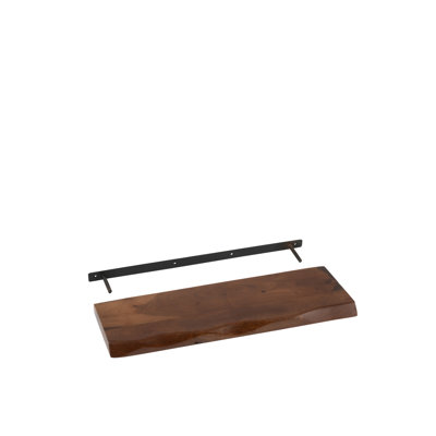 Skandar Acacia Solid Wood Floating Shelf