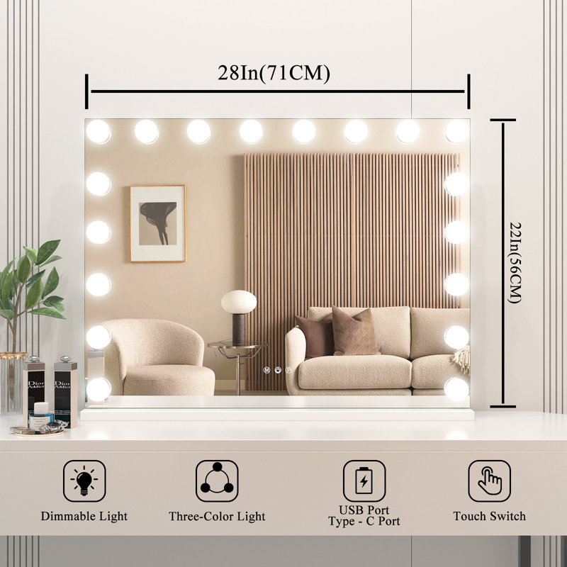 Miroir Demetriss, 28" x 22"