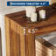 Console de 160 cm pour entrée, table d'entrée étroite et longue en bois pour salon ou couloir.