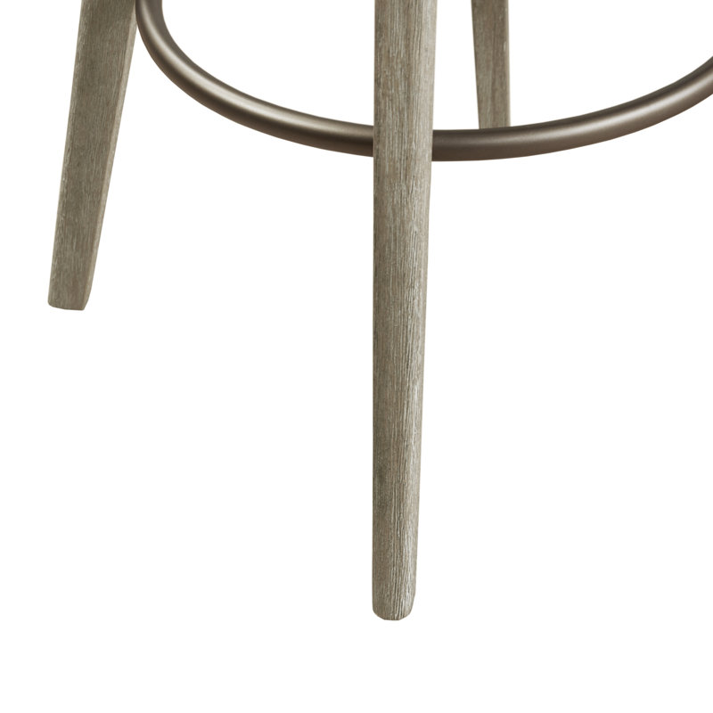 Tabouret de bar / de bar pivotant à 360 ° Pearce, Gris, 1, Tabouret de comptoir (assise à une hauteur de 25,