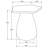 Perth 17-inch Side Table with Cloud-Shaped Top Off White-110326465