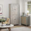 Buffet 72 po, armoire de cuisine autoportante, gris