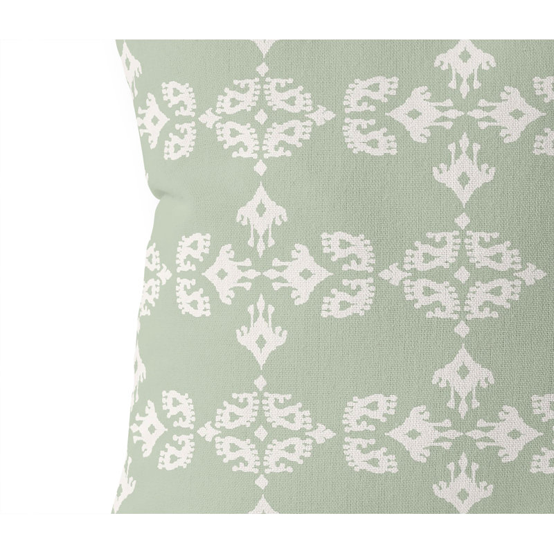 Cassia Indoor Throw Pillow, Green, 16"H x 16"W