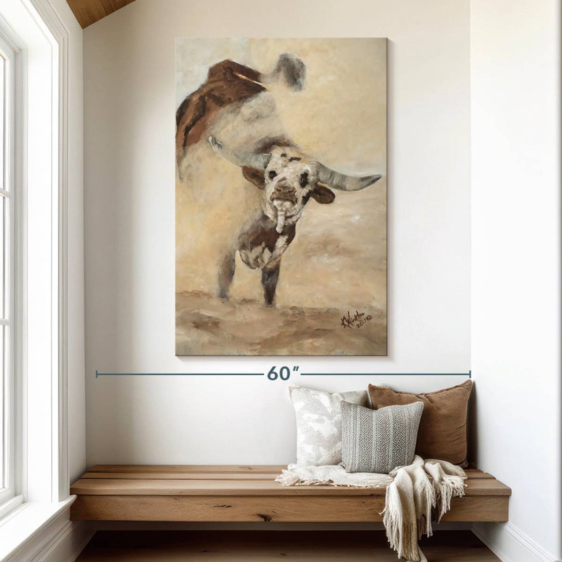 Brampt Shake Rattle And Roll I, 51" H x 34" W
