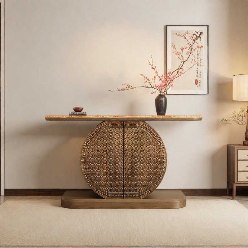 Console Retro Classical Art, H 35,43 po x l 51,18 po x P 15,75 po