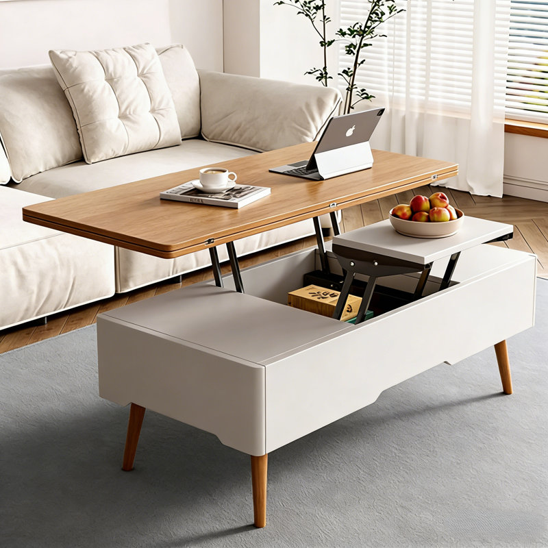 Lift-top Multifunctional Coffee Table Smart Storage & Modern Design-- Arrtle Furniture