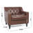 Sautter Club Chair Solid base frame, comfortable, durable, beautiful and thick cushion, fashion, practical-1829030401