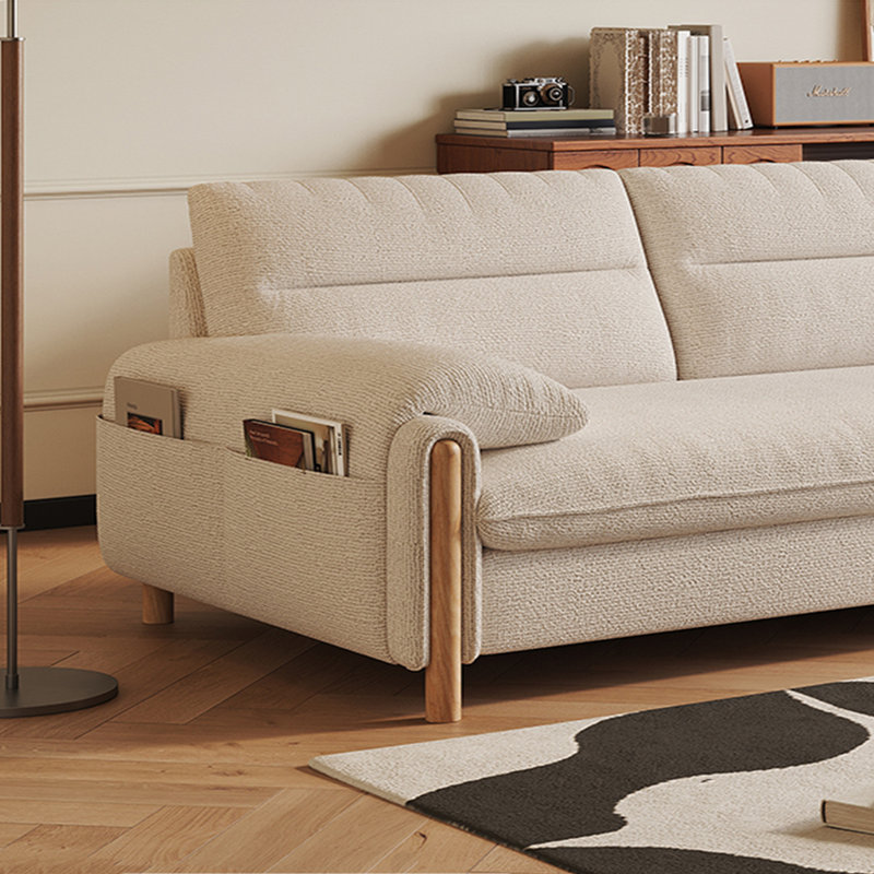 Canapé en tissu Log, H 36,22 po x l 125,98 po x P 38,58 po, 5