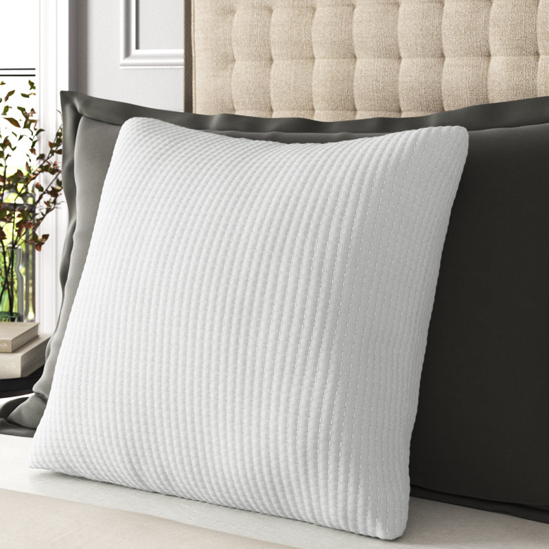Maybell 100% Cotton Envelope Sham, Euro, White