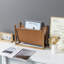 Standing Leatherette Magazine Rack