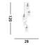 Araceli 5-Light Cluster Chandelier-11370476